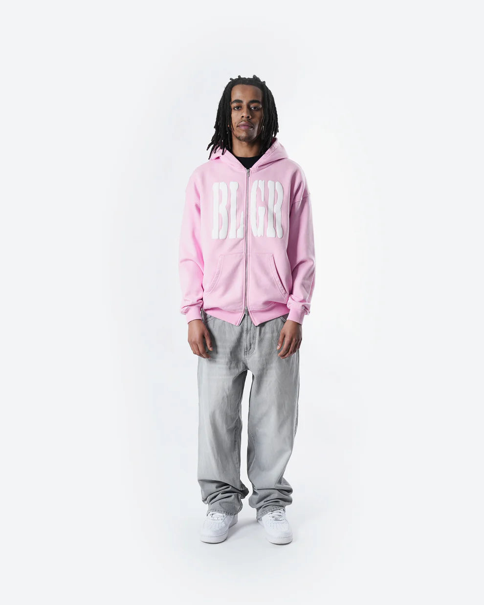 Belaguer Zip-Hoodie Pink
