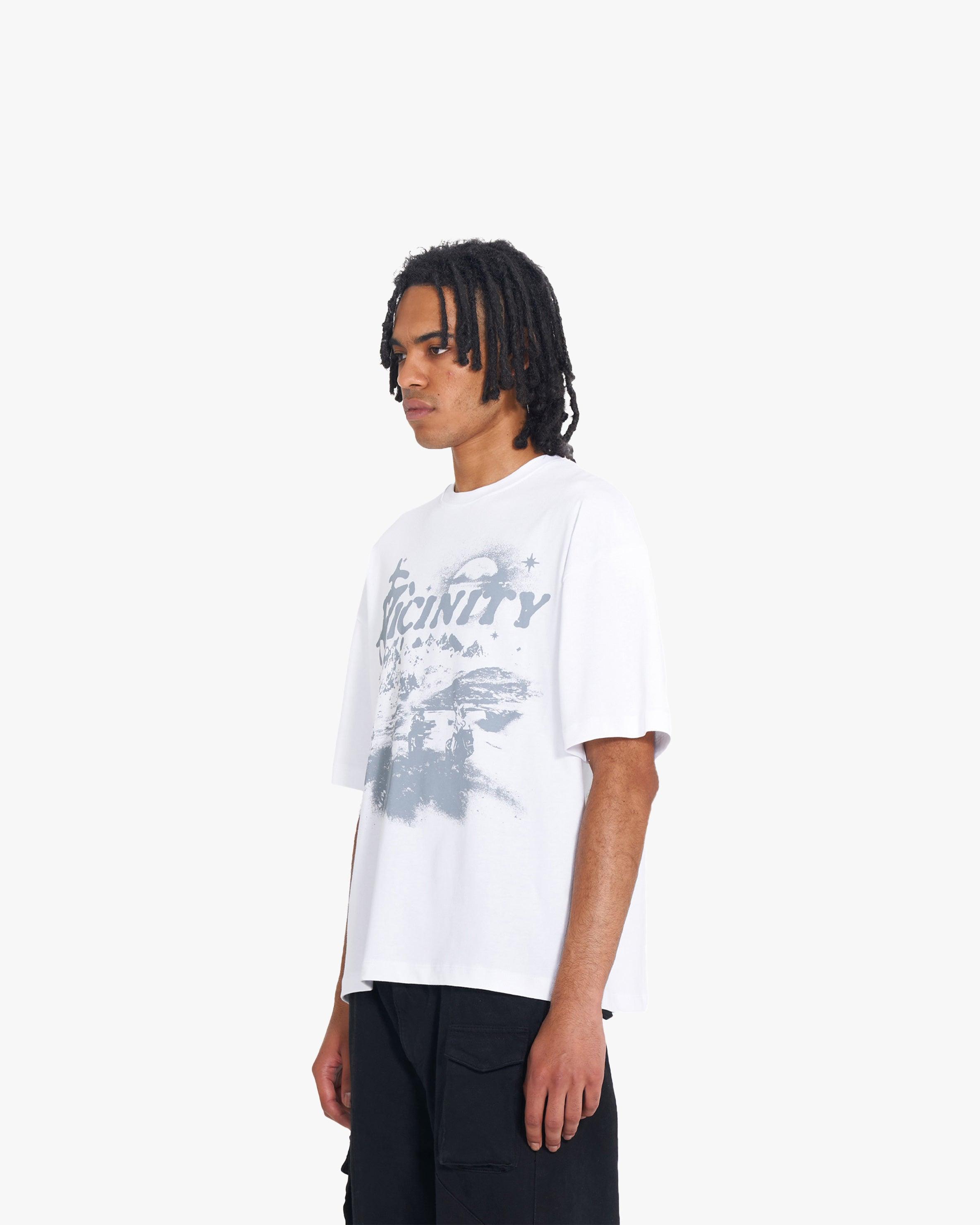 Vicinity Hiden Hills Tee White