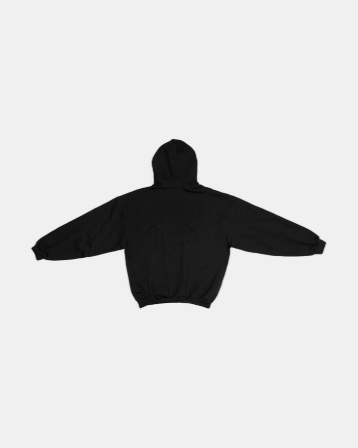Yeezy Gosha Black Dogs Hoodie Black