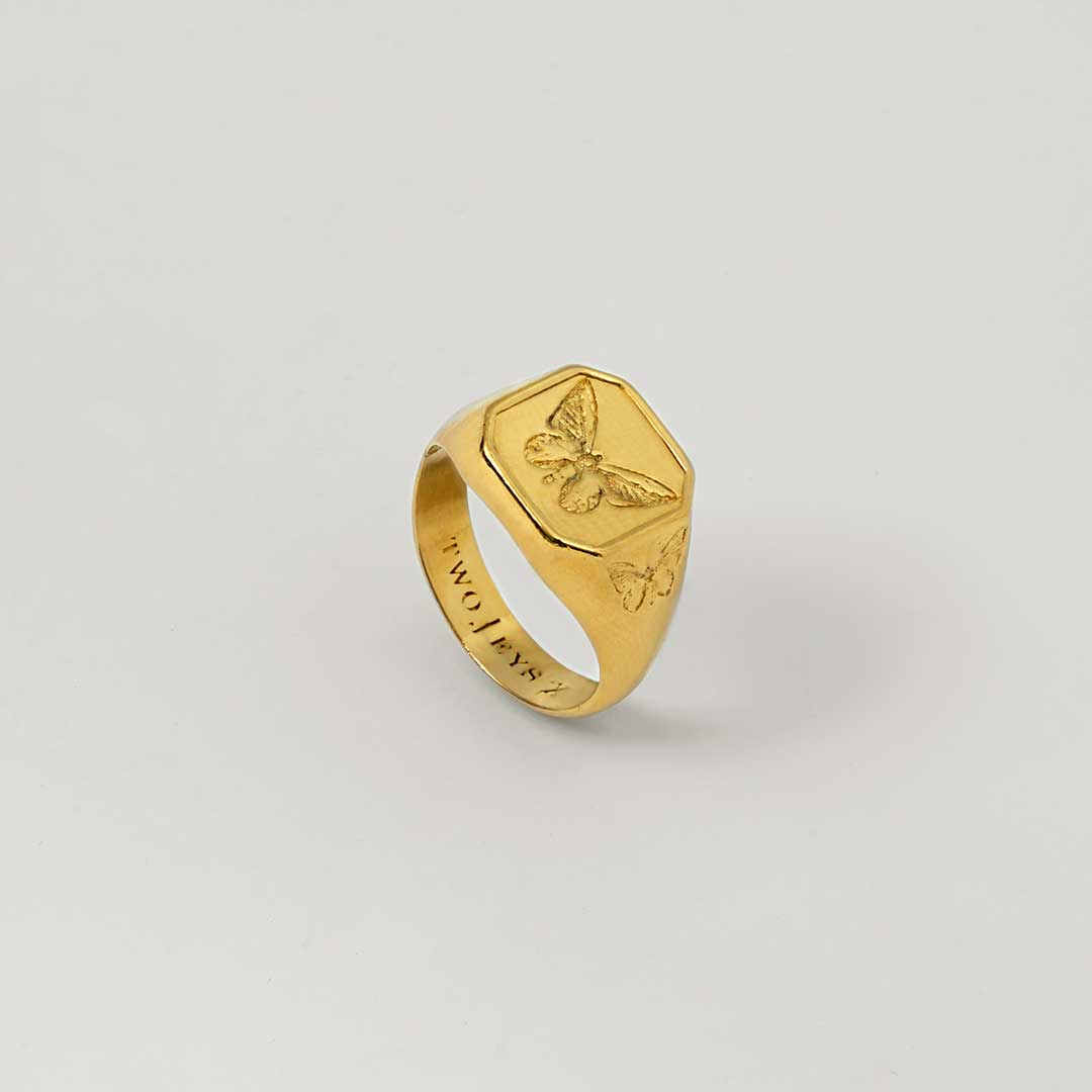 TwoJeys Butterfly Effect Ring Gold