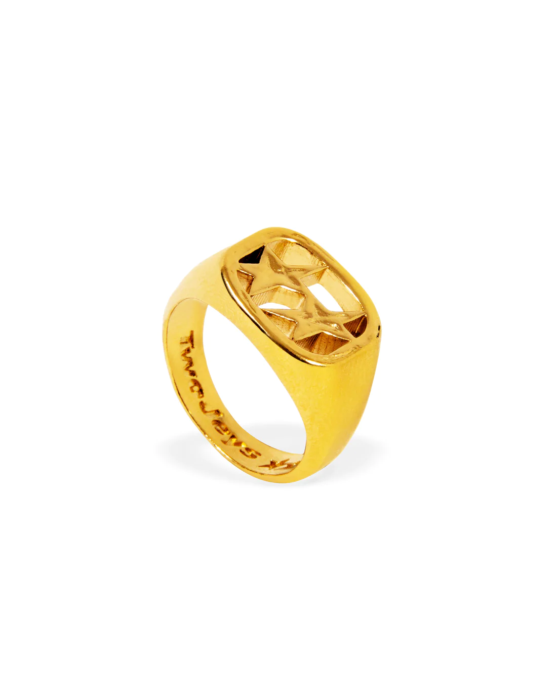 TwoJeys Framed Ring Gold