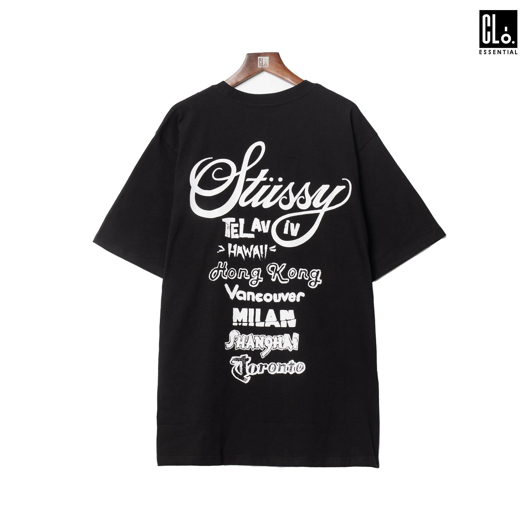 Stussy World Tour Tee Black