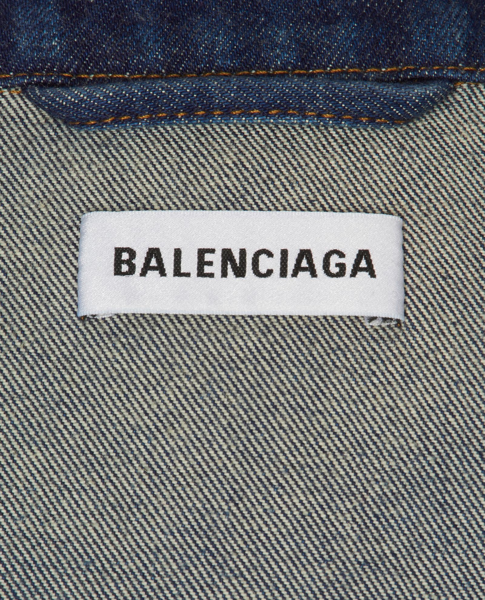 Balenciaga Denim O/S You Are The World Jacket THE GARDEN