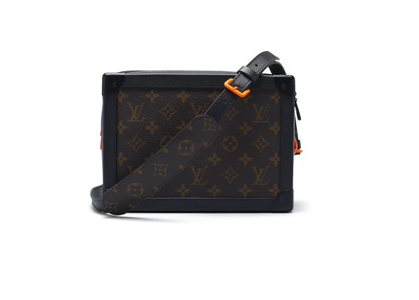 Louis Vuitton Soft Trunk Monogram Prism Shoulder Bag Black