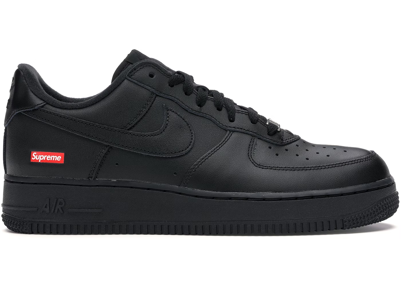 Nike Air Force 1 Low Supreme Black THE GARDEN