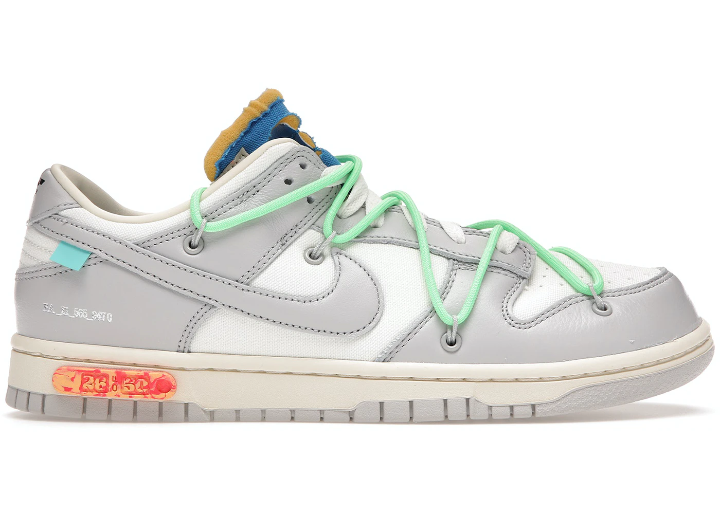 Nike Dunk Low Off-White Lot 26 THE GARDEN