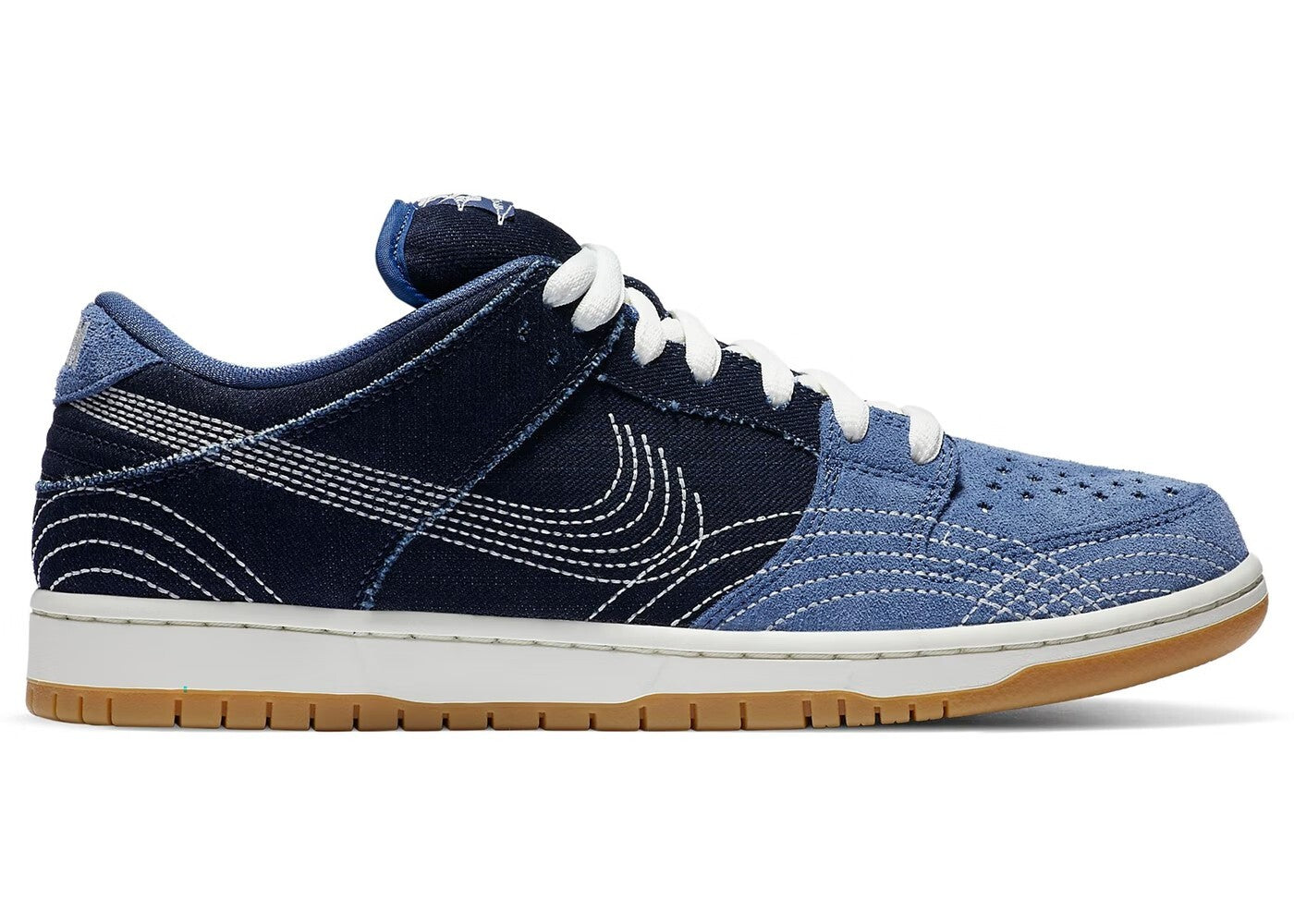 Nike SB Dunk Low Denim Sashiko THE GARDEN