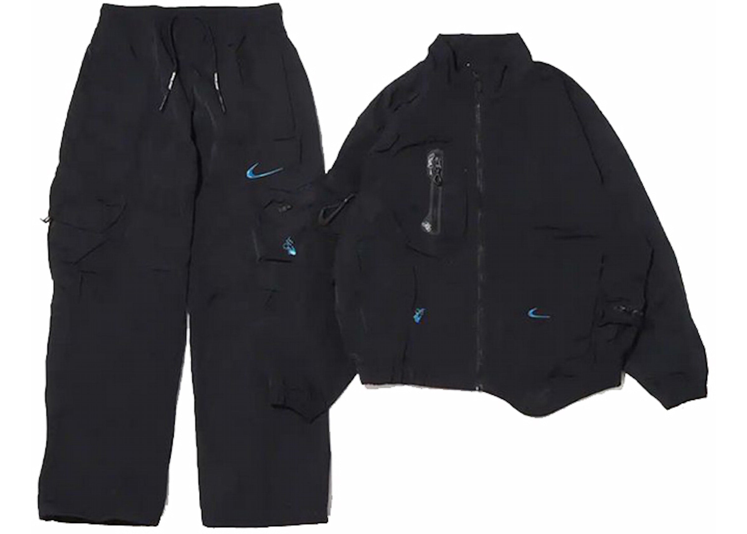 Off-White x Nike 003 Trainingsanzug-Set Schwarz