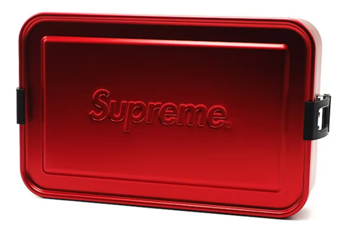 Supreme SIGG Large Metal Box Plus Red