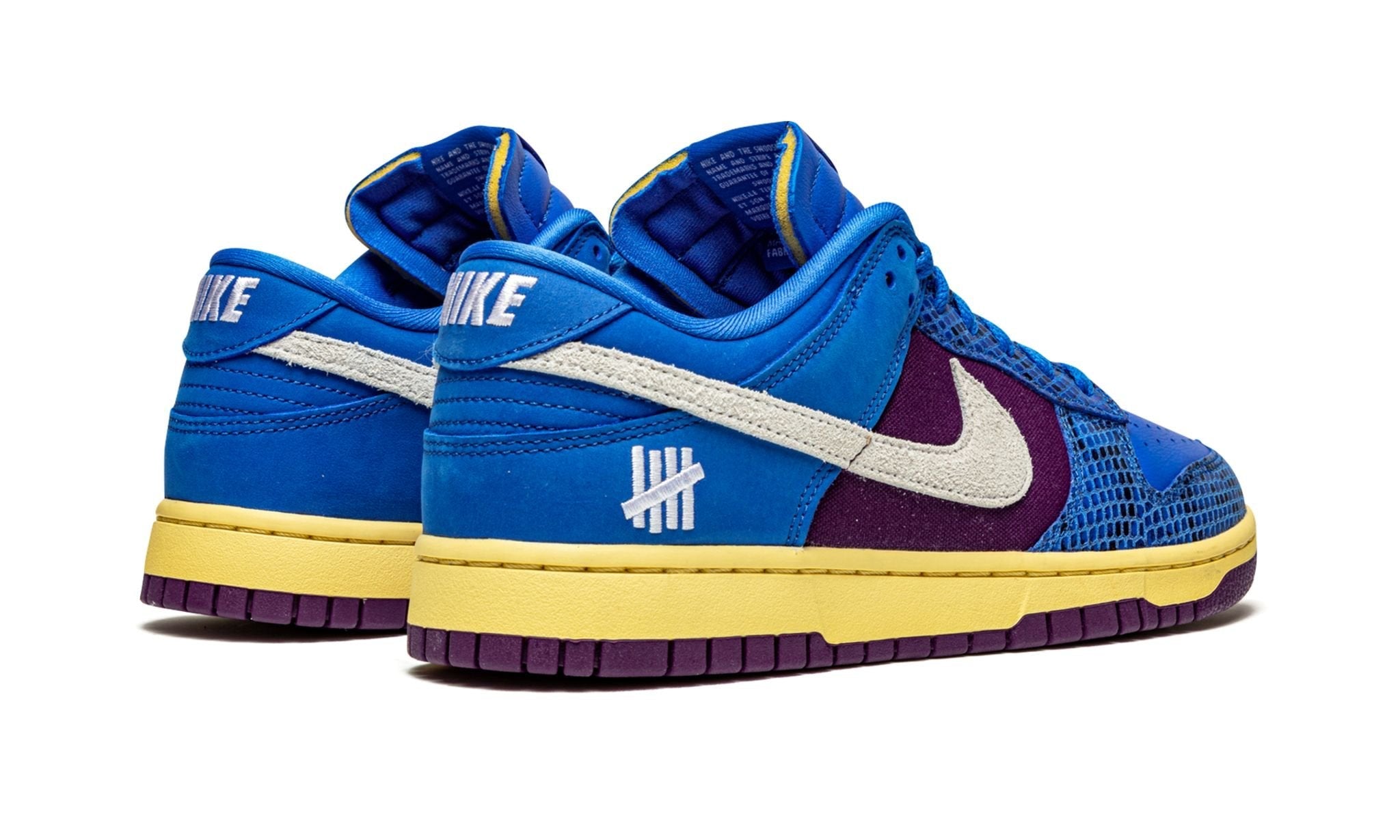 Nike Dunk Low Undefeated 5 On It Dunk vs. AF1